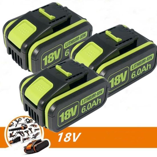 2x 5,0 Ah Akku Für WA3551 - 20V Lithium-Ionen Ersatzakku