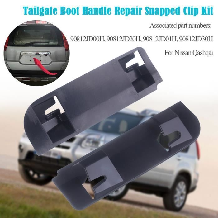 Commutateur auto Nissan Qashqai coffre porte poignée de démarrage Kit de réparation clip Snapped Clips 2006-13WSB90604631_cot243