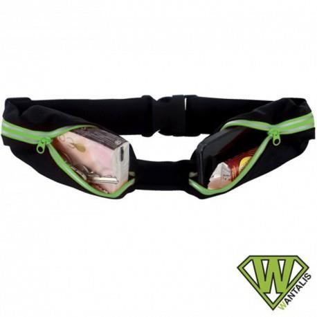 WANTALIS Ceinture XTENS 2 POCHES Vert