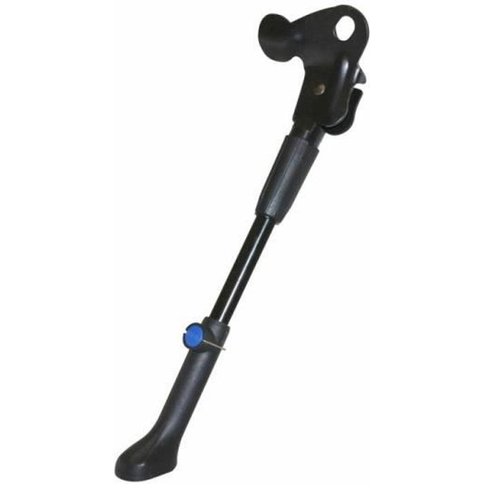 Bequille velo laterale arriere p2r 24-28'' reglable fixation moyeu alu noir (renforce pour vae-e-bike)