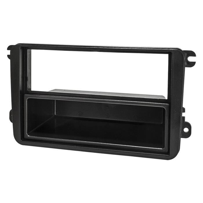 Housse radio pour vw Golf 5 6 v v vI Plus, Touran, Passat 3c, Caddy, eos, Skoda Octavia, noir