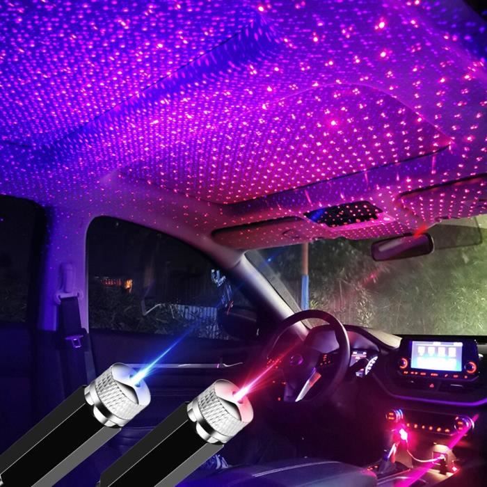 Lampe d'ambiance décorative pour voiture, accessoires automobiles pour vw polo golf passat jetta Tiguan skoda oct Rouge -LR10615