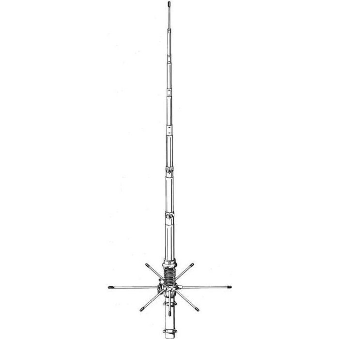 Antennes fixes pour radios SIRIO antenne 827 antenne CB Fixe, Aluminium 51733