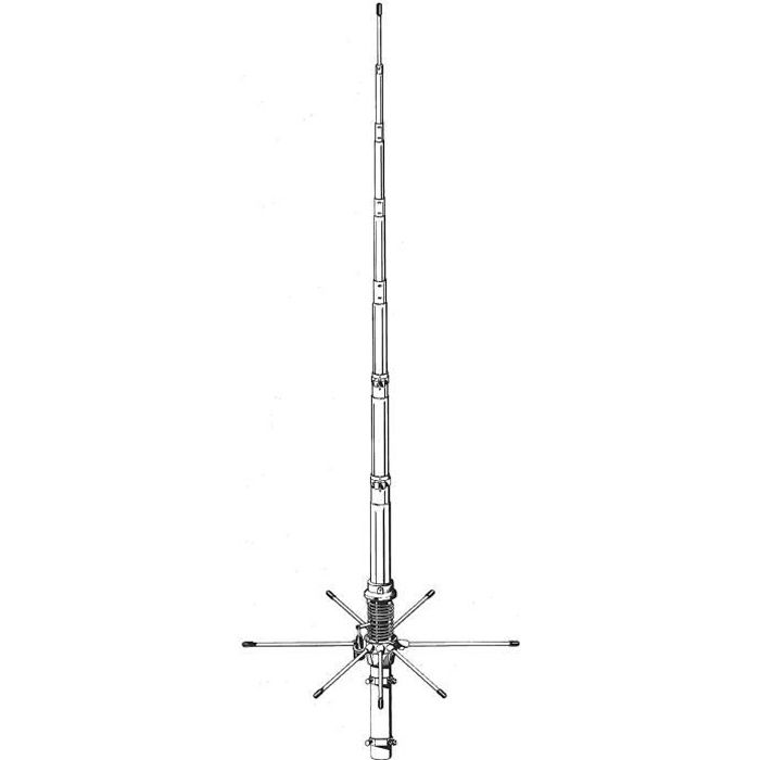 Antennes fixes pour radios SIRIO antenne 827 antenne CB Fixe, Aluminium 51733