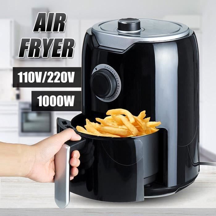 1000W 2L Friteuse à air électrique chaud Sans Huile Multifonction Cuisine EU