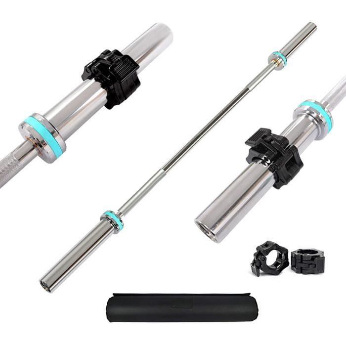 BARRE HALTERE POIDS 120cm-150cm Barre D'haltère Olympique Barbell Bar,4 Roulement Formation Barbell Bar,Haltérophi226