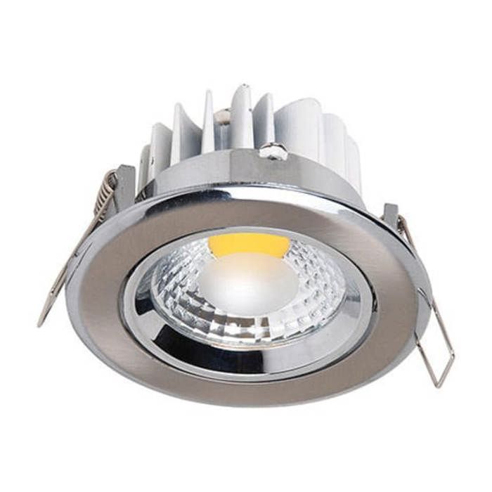 Spot LED downlight 5W rond Mat chrome