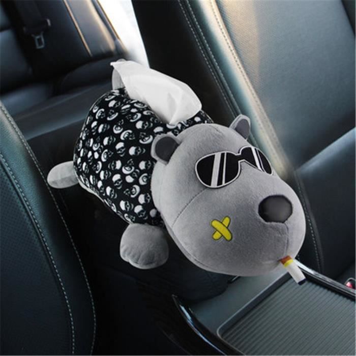 Objets décoratifs,Support de boîte à mouchoirs en peluche,pour accoudoir de voiture,pare-soleil,arrière de siège,Type - Type 4
