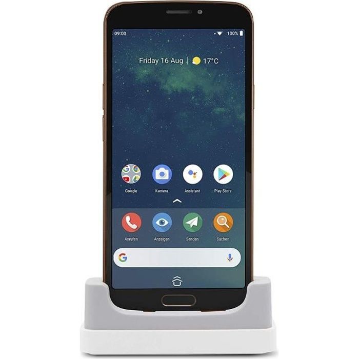 DORO 8080 Smartphone - 4G LTE - 32 Go - MicroSD slot - GSM - 5.7- - 1440 x 720 pixels - 16 MP - Android - Noir