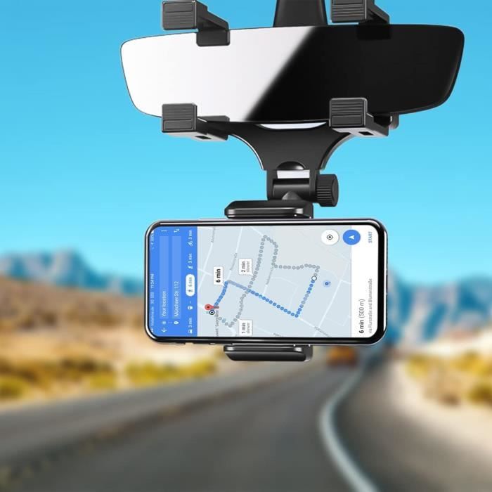 Support de téléphone de voiture support de support de téléphone portable universel pour rétroviseur de voiture
