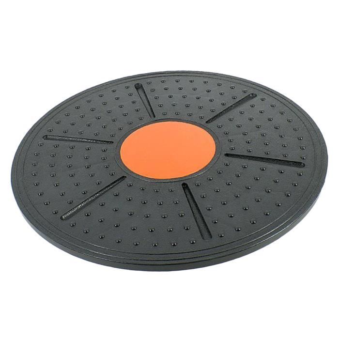 Fitness Balance Board, Non-Slip Ronde Planche D'équilibre, 36cm Training Balance Board Parfait pour La Force de Base, La Orange