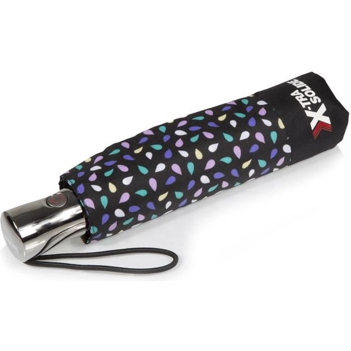 Isotoner Parapluie femme x-tra solide anti retournements graine pop