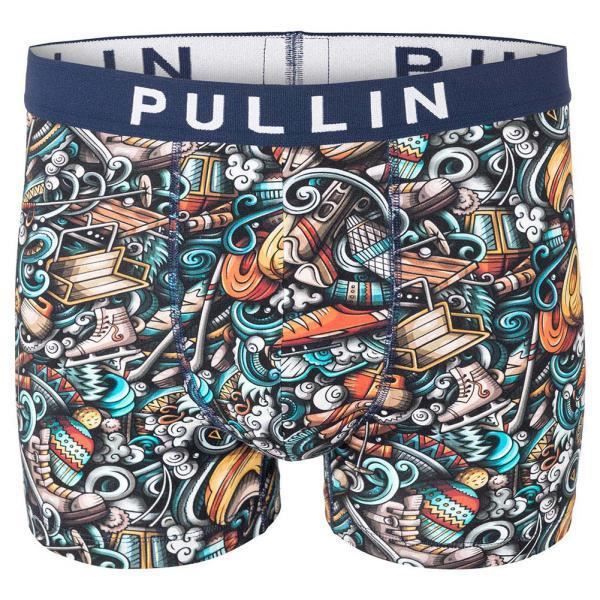 PULL IN Boxer Homme Coton Bio MASWINTERSPORTS Bleu