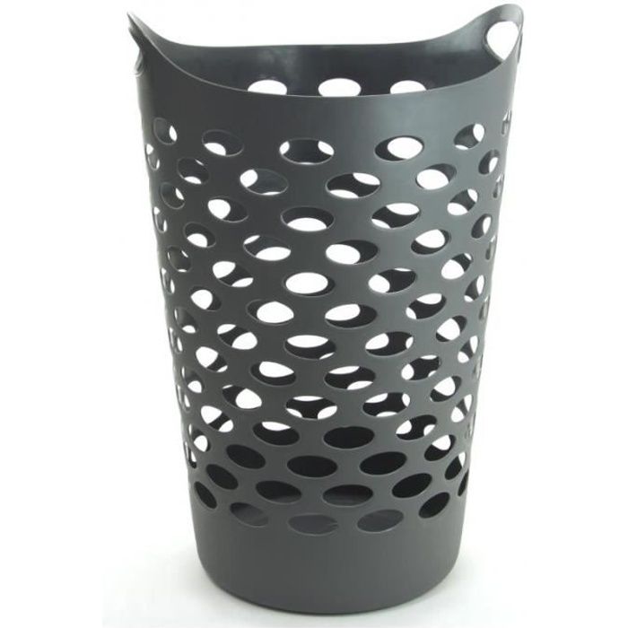 Corbeille à Linge 60L Gris