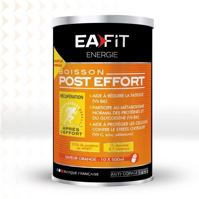 Eafit Boisson Energétique Post Effort Goût Orange 457g
