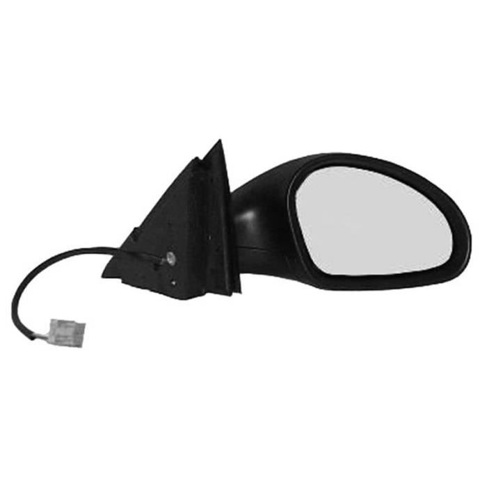 Rétroviseur extérieur droit électrique SEAT IBIZA III phase 1, 2002-2006, noir, dégivrant, Neuf.