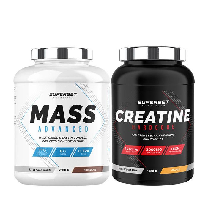 Programme Prise de Masse - Avancé | Gainer | Créatine | Superset Nutrition