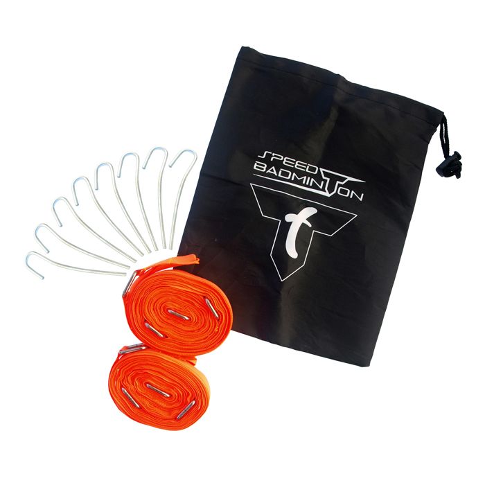Talbot Torro Ligne de démarcation pour terrain de speed badminton Orange Fluo - 490185_Neon Orange