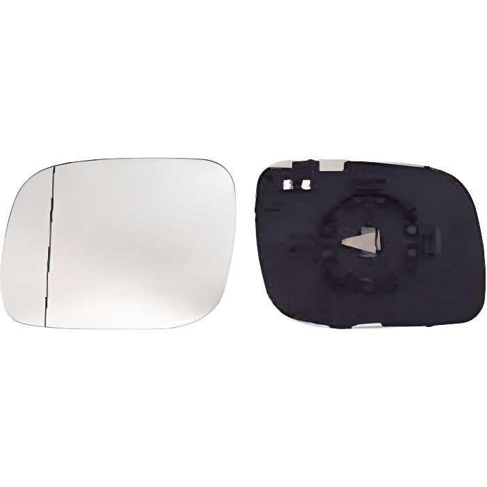 Miroir Glace rétroviseur gauche pour VOLKSWAGEN TOUAREG I ph. 1 2002-2006, dégivrant, asphérique.