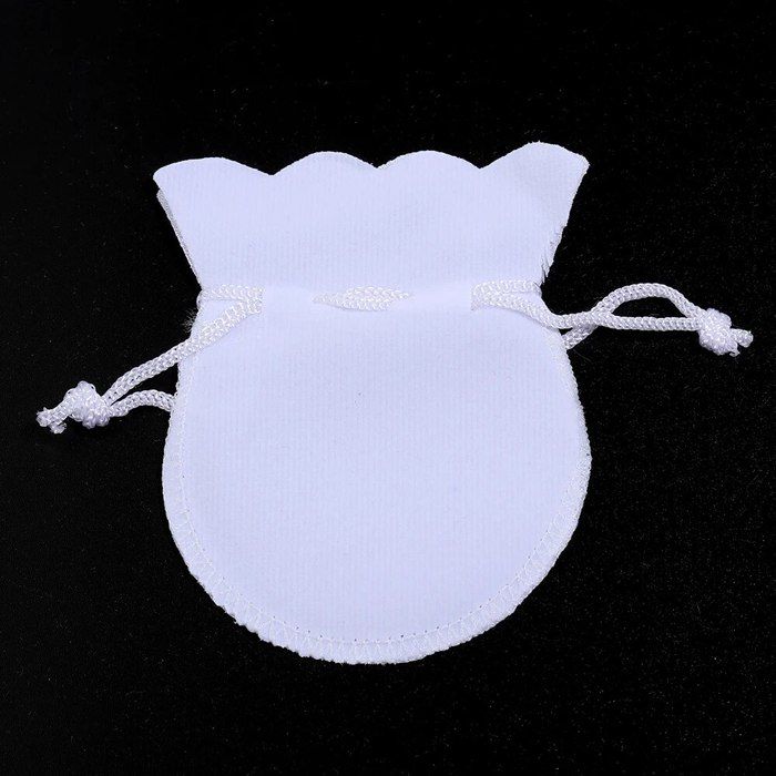 20 Sacs En Velours Noir Avec Cordon - Dimensions 2 X 2,8 Pouces, Pour Emballage Bijoux, Neufs