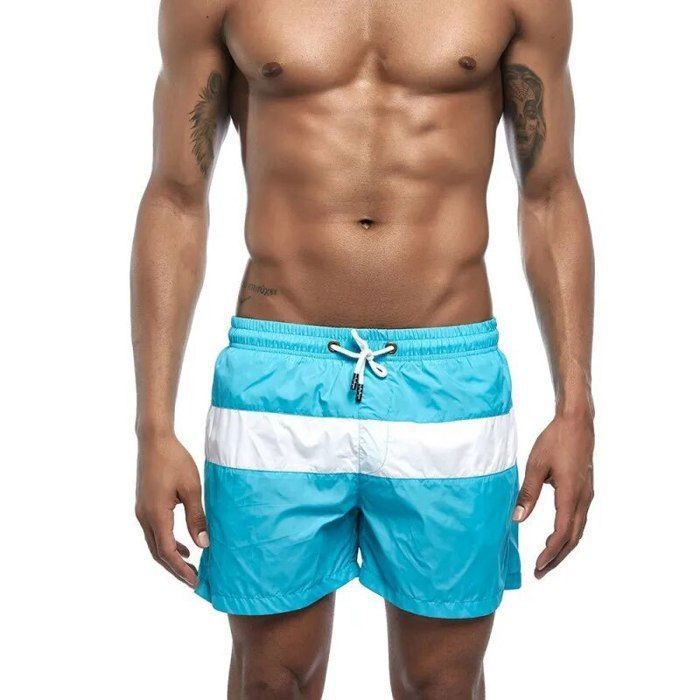 Short De Bain Homme Boxer - Séchage Rapide, élastique, Nylon/élasthanne, Pour Plage, Surf, Piscine - 4