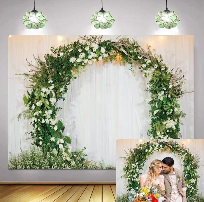 Kate Romantique Fleurs Vintage Mariage Toile De Fond Conçue Par Mini MakeBelieve