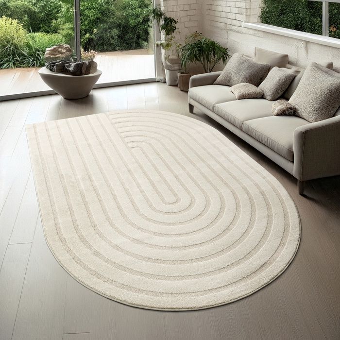 Tapis Moderne - The Carpet - Everest - Haute Densité - Doux - 160x230 cm - Cream