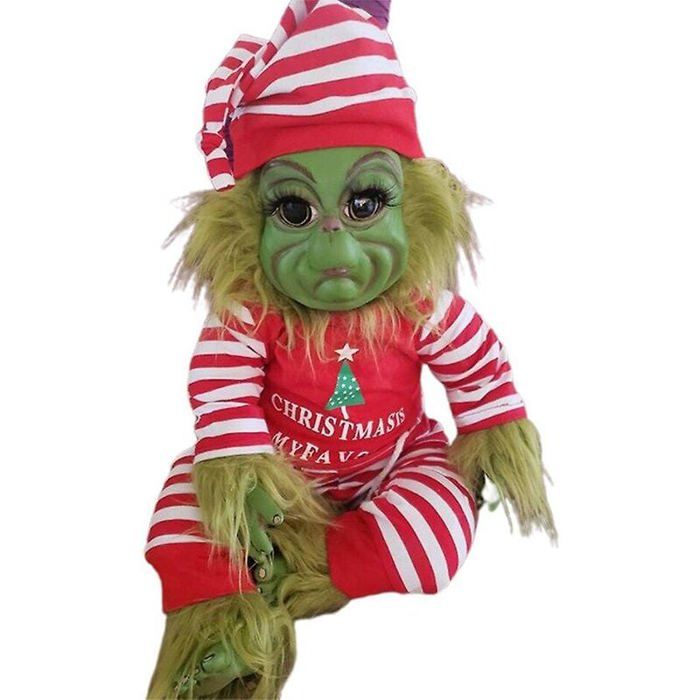 Le Grinch Reborn B?�b?� Grinch Peluche Cadeau No?�l Peluche Poup?�e - Cdiscount Jeux - Jouets