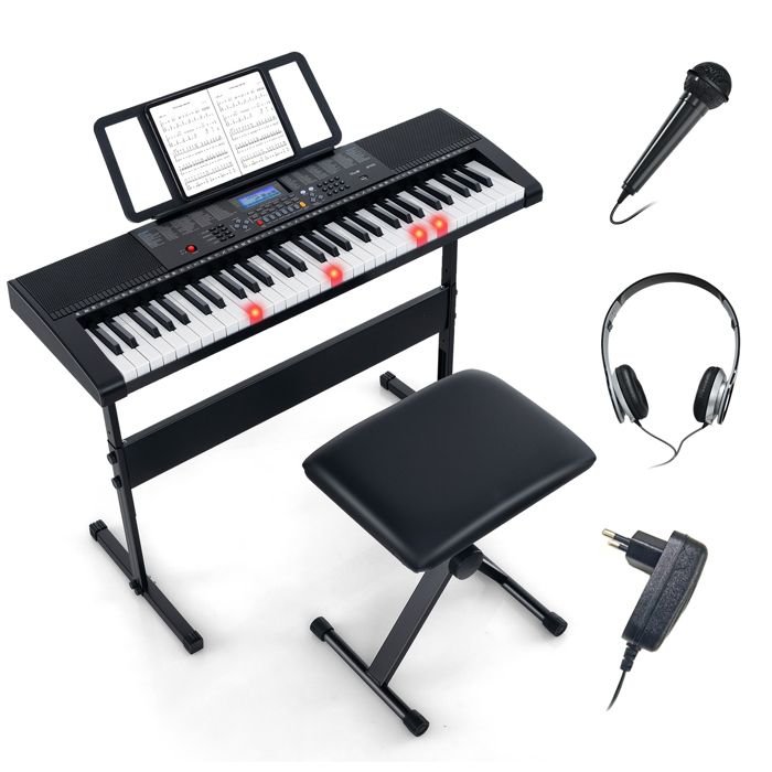 Clavier MIDI Rhapsody49 - 49 Touches - 300 Timbres & 300 Rythmes - Haut-Parleurs Intégrés - USB-C - Compatible Logic, Ableton, GarageBand - Home Studio
