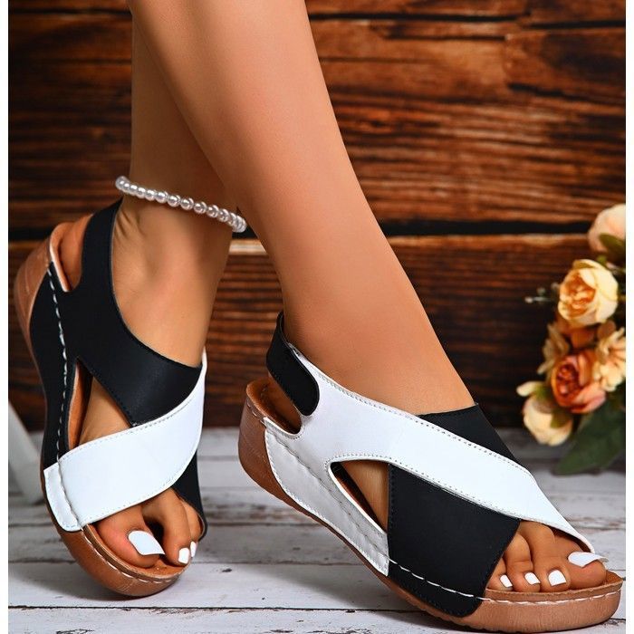 Sandales Orthopédiques Chaussure Femme Compensee Ete 2020 Sandales