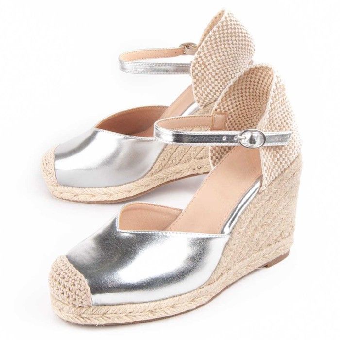 MONTEVITA Montevita Wedge Sparto Balenci4 Argent