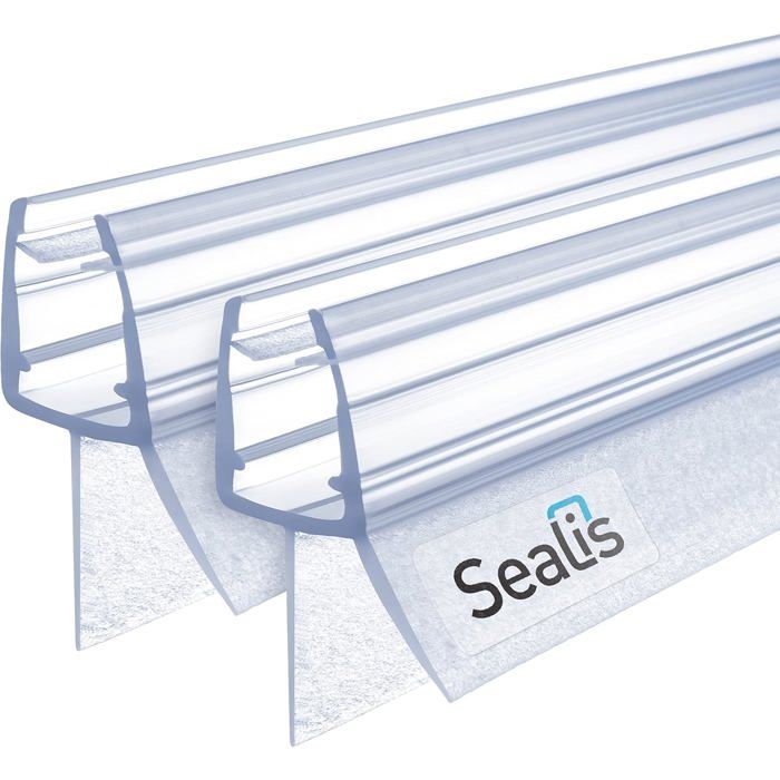 Kit de Joint de Porte Douche 100CM, 2PCS Transparent