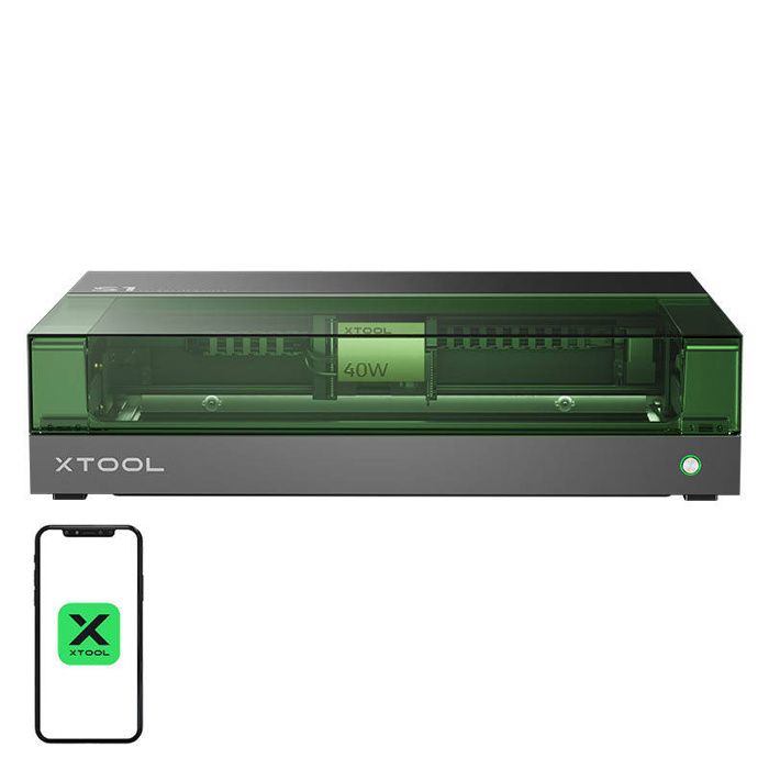 Machine de gravure laser - XTOOL - xTool S1 40W Basic - 2 en 1 (gravure & découpe) - 400 x 400 mm - 40 W