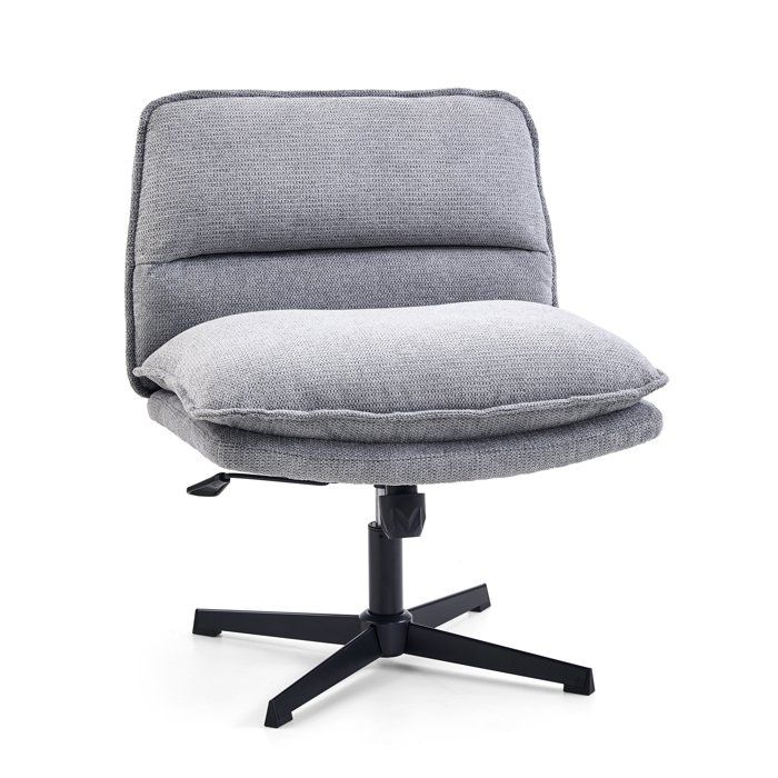 Fauteuils lounges - hjh LIVING - Criss-Cross 20 - Gris Foncé - Tissu