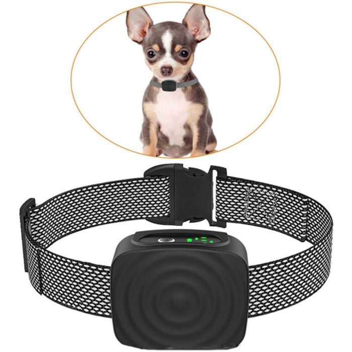 Comparer les prix de Collier anti-aboiement pour chien - VIREX® - Petite/moyenne taille - 5 à 15 lb - Sans choc - Rechargeable