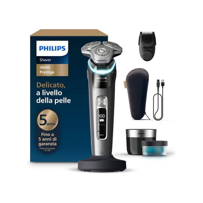 Philips I9000 Prestige Xp920233 Rasoir Électrique 100 % Étanche Avec Skiniq