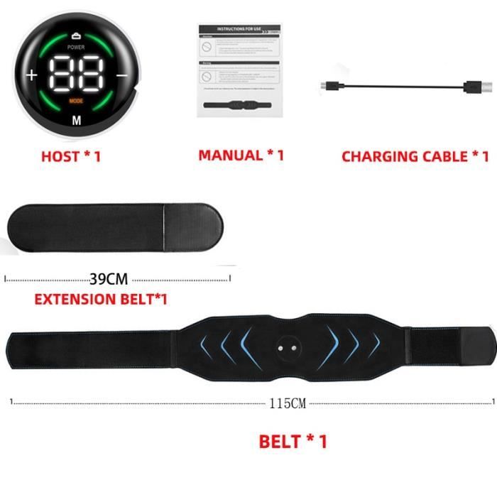 Slendertone Pack Homme - Ceinture Abdominale Abs7 + Brassards