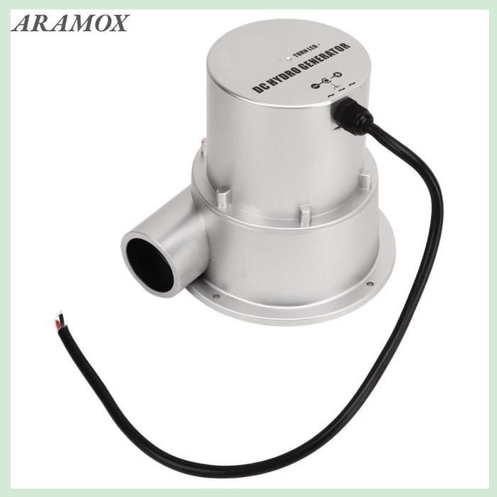 Générateur Hydraulique 100W à Turbine - Roue à Eau Basse Vitesse, Pour éclairage Extérieur, Charge USB