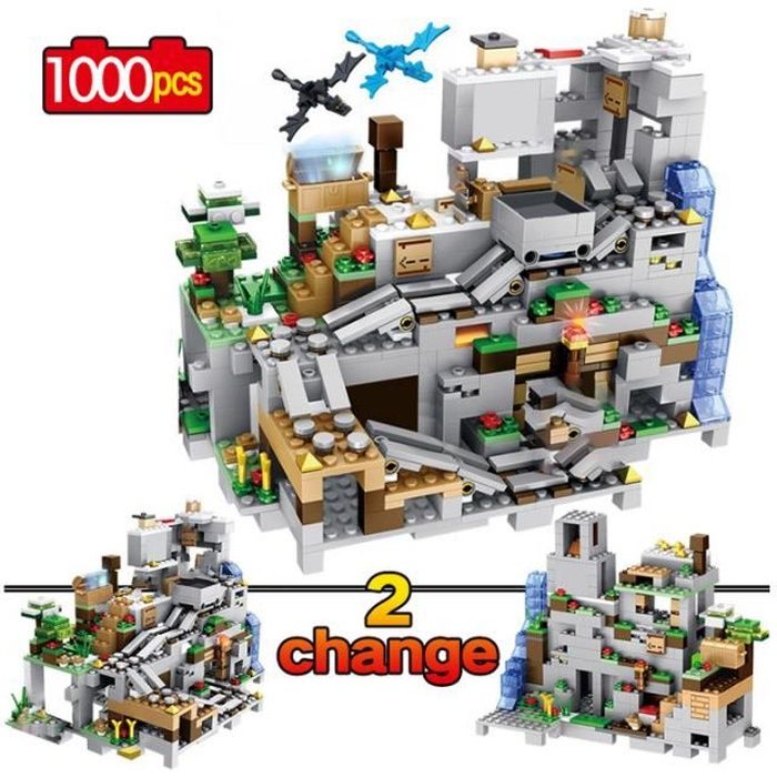 Jeux à construire compatible lego minecraft : LA MINE 1000 pieces -  Cdiscount Jeux - Jouets