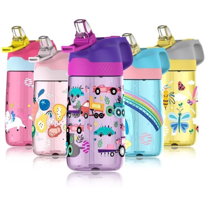 Gourde Yummybuddy 500ml Pour Enfants - Tritan, étanche, Sans BPA - Couleur Pétrol