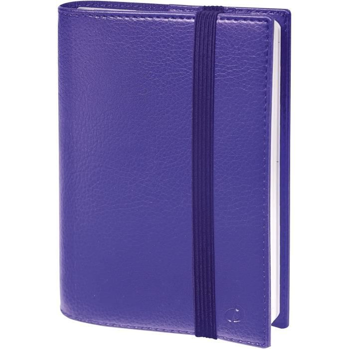 Agenda Semainier Quo Vadis Oslo 2022 - Spirale, Format 10x15 Cm, Couverture Polypro Recyclé - Bleu