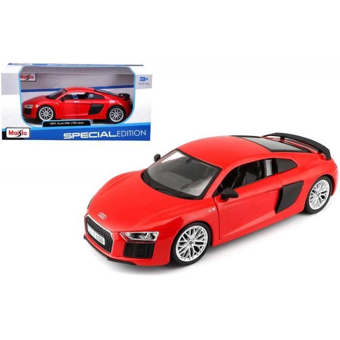 Véhicule miniature Audi R8 V10 PLUS - BBURAGO - Rouge - Échelle 1-24 -  Suspension indépendante à ressort - Cdiscount Jeux - Jouets