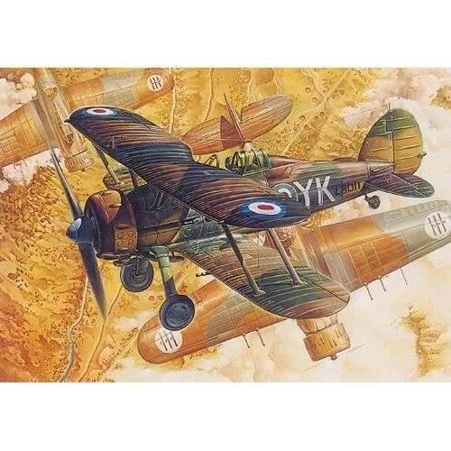 Easy Model 1/72 Gladiator Mk.I 1/1/2 le Escadrille du ler Grouppe #36459