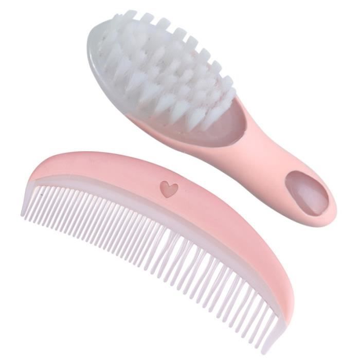 Soins bébé Brosse à cheveux avec poignée en bois souple Soies peigne tête de massage bébé bébé brosse à cheveux Soins bébé Brosse à cheveux avec poignée en bois souple Soies peigne tête de massage bébé bébé brosse à cheveux