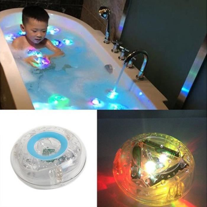Jouet De Bain Waterproof Lumiere Led Boule Lumineuse Jouet De Baignoire Pour Bebe Enfants Achat Vente Jouet De Bain Cdiscount