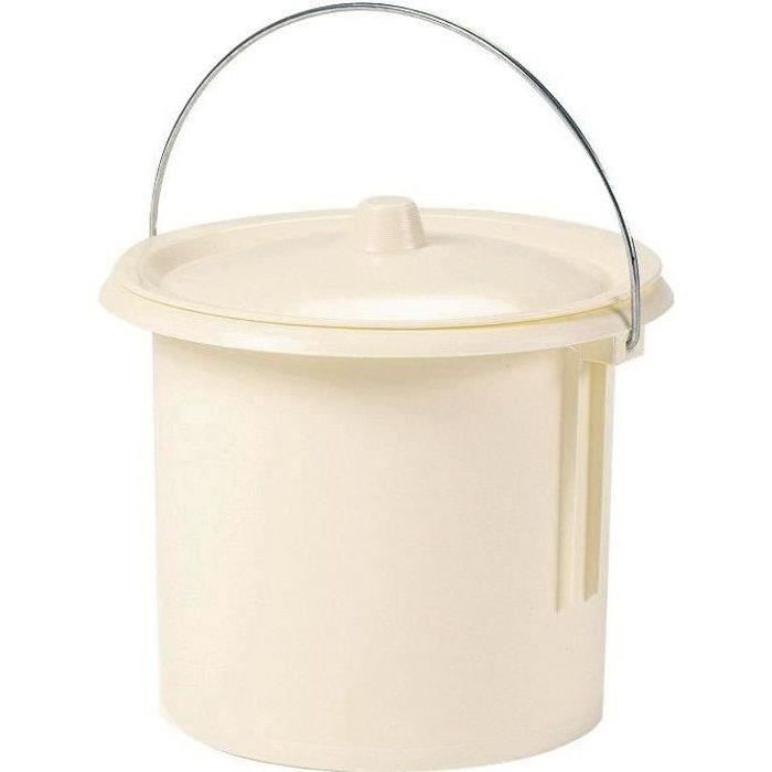 Seau de toilette pour enfant - crème