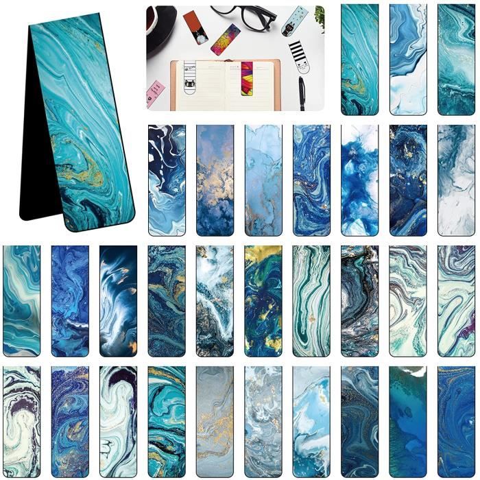 24 Pièces Signets Magnétiques Marque-Pages Magnétique Assortis Marques