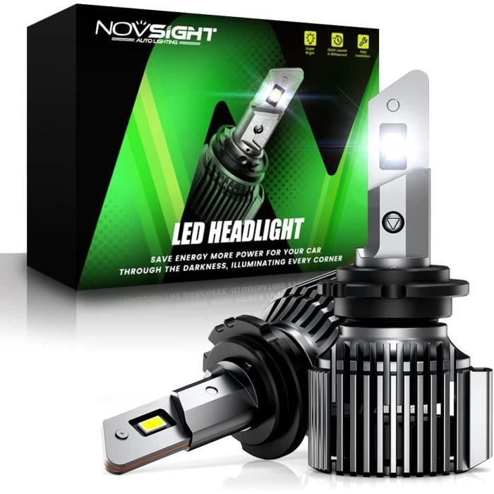 Ampoule LED Voiture Eclairage 10000LMx2 50Wx2 6500K Blanc Kit de conversion  d'ampoule de phare de voiture Halogène et Xénon de A591 - Cdiscount Maison