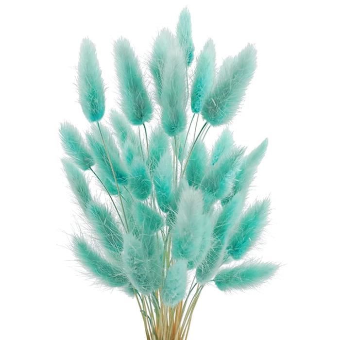 6 Pièces Herbe De La Pampa 110cm Bleue - Décoration XXL Artificielle Pour Maison Et Mariage