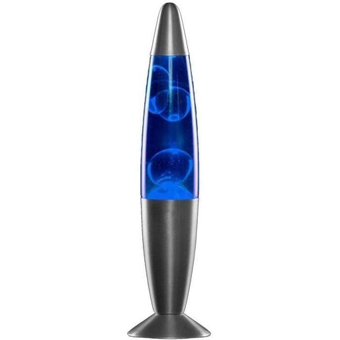 Lampe à lave (lampe de table) - CELLUSTOP - Vintage - Bleu - Rétro - Classe A+++